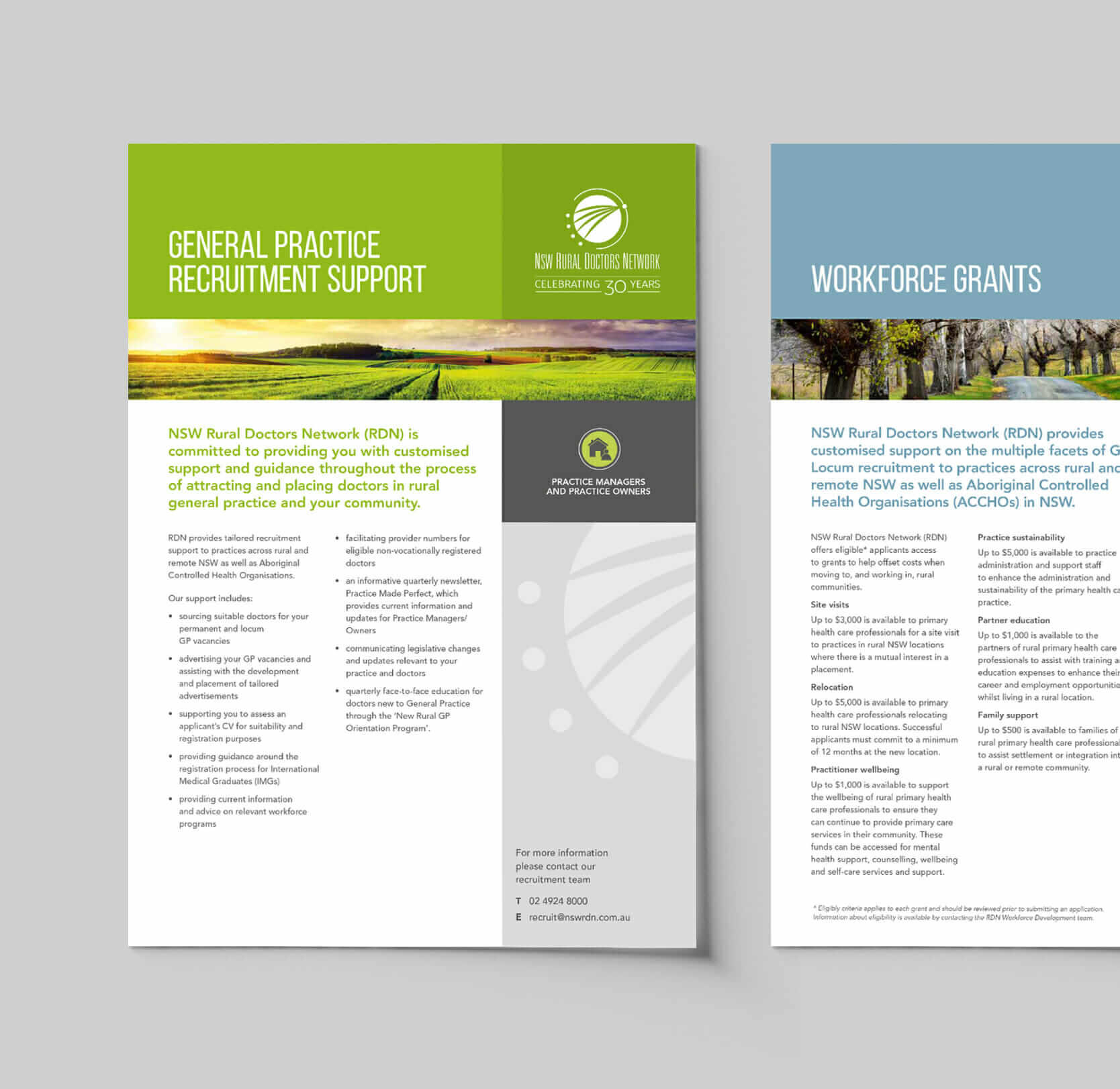 NSW Rural Doctors Network Graphic Design by Bounce 11